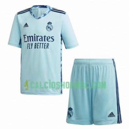 Real Madrid Portiere Bambino Maglia Prima 2020/2021 Manica Corta (+ Pantaloncini)